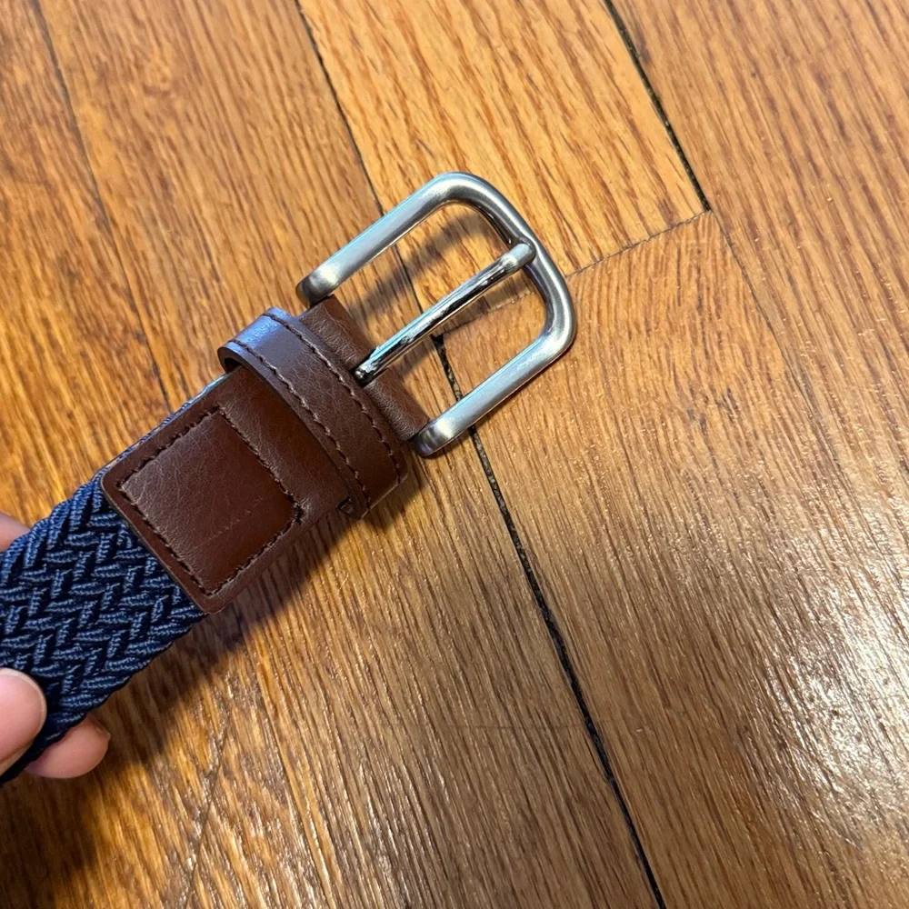 Target Boys Navy Blue Braided Belt Size M